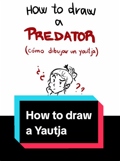 Some of you have been asking me how to draw a Yautja... To be honest, I'm not very good at giving tutorials because I just draw and they turn out... I never took classes and I'm not good at following tutorials or drawing rules. I just follow my instincts and that's it 😅... (excuse me for the joke) Algunos de ustedes me estuvieron preguntando cómo dibujar un yautja... si les soy sincera, no soy buena dando tutoriales porque yo solo dibujo y salen... nunca tomé clases y no soy buena siguiendo tut