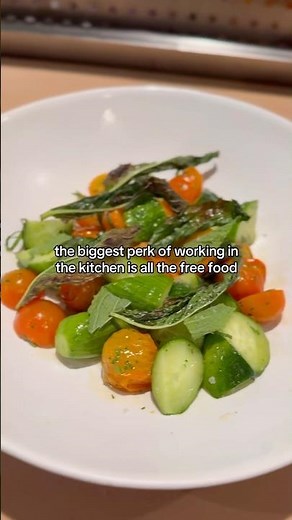 what I eat in a day working as a line cook #shorts