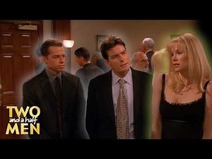 Charlie Hits on a Widow at the Funeral | Two and a Half Men