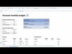 Excel Budget Template 2025 | Free Google Sheets Budget Planner