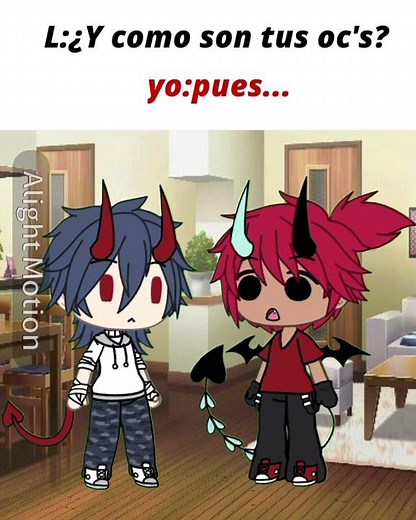 asi son mis oc's jajajjaja. los quiero mucho🫶