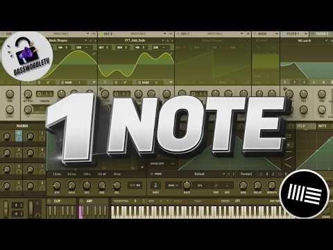 Make a FULL DnB Pattern with 1 NOTE! (Serum 2 Beginner Tutorial)