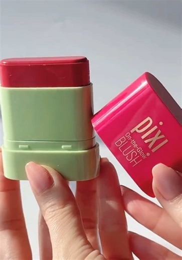 A Ruby Glow for the Spring ❤️ Our On-the-Glow BLUSH Petite in Ruby is your multi-tasking mini balm for cheeks and lips. This sheer, buildable wash of berry flush blends seamlessly into skin, giving that fresh, just-in-from-the-cold look with a dewy, softly Glowing finish. Skin-loving ingredients: ✨ Aloe Vera to soothe ✨ Ginseng to Energize and Revitalize ✨ Fruit Extracts to nourish and comfort @fromsandyxo #PixiBeauty #OnTheGlowBLUSH #GlowOnTheGo #CheeksAndLips #BeautyOnTheGlow