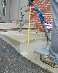 Awkward height difference on the porch is GONE! | Lilyon DIY