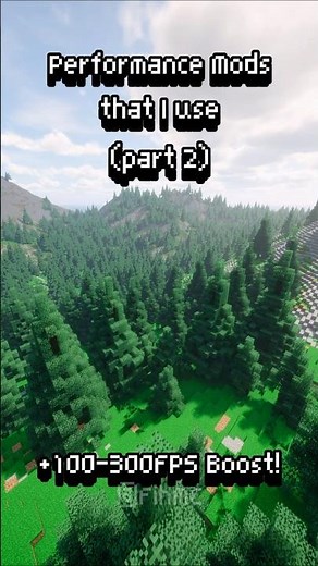 Performance mods that I use. (Part 2) #minecraft #shaders