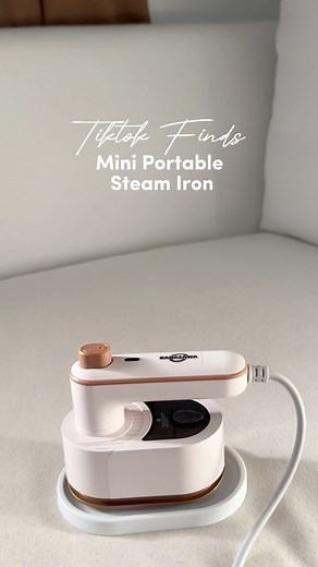 8.6K views · 25 reactions | Mini Portable Steam Iron. Very easy to use, lightweight, travel friendly and high quality懶! #steamiron #travelessentials #musthave #travelmusthaves #miniportableironsteamer #productreviews #productrecommendations #ironing #fyp #igreels #fbreels | Mommy Monique PH | Facebook