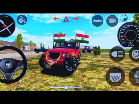 🔥Online Thar Gaming red colour🔴| OfficialChannel Description🔥#game #thar #gaming Thar #Mahindra Thar