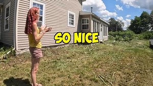 Nobody would help this single mom, the yard was taller than the roof! #mowing #edging #edginglawn #city #cleaning #cleanup #overgrownlawn #viralvideo #outdoorswitherik #viralvideo #fyp #asmr #asmrvideo #fypviral | Outdoors with Erik