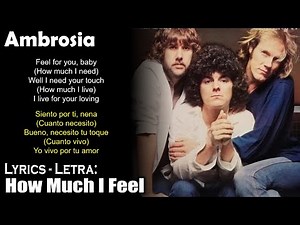 Ambrosia - How Much I Feel (Lyrics Spanish-English) (Español-Inglés)