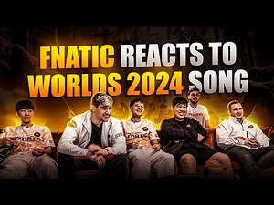 FNATIC React to "HEAVY IS THE CROWN" | Worlds 2024 Song