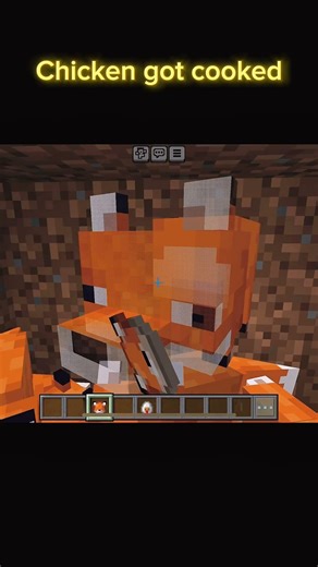 Chicken got cooked #minecraft #shorts