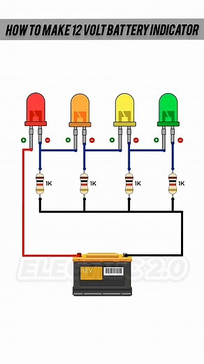 1.9M views · 7.3K reactions | 12V Battery Charger Indicator | Electric 2.0 | Facebook