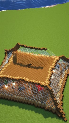 Minecraft Triangular House 🏠 Link in bio #minecraft