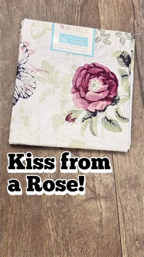 Stunning DIY Rose Decoupage Fabric Transformations! 🌹 💕