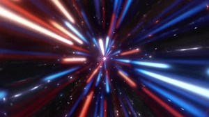 Hyperspace Warp Light Rays Background Animation