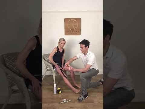 Cadbury Physiotherapy - Taping technique for knee pain (Fat pad impingement/Hoffa’s Syndrome)