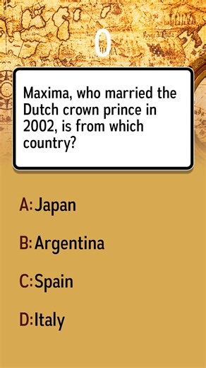 From which country is Maxima, married to the Dutch crown prince?
