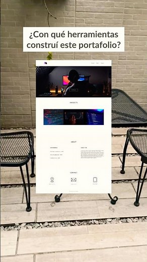 Figma, HTML y CSS para construir este portafolio