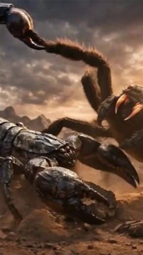 “Scorpion vs Spider – Nature’s Deadliest Battle! 🦂🕷️ #shorts#viral #spiderman #scrapbooking #reels