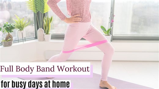15-Minute Mini Band Full-Body Workout – Perfect for Beginners & Big Results
