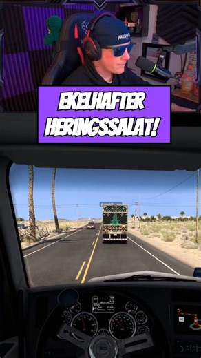 🐟Der Heringssalat und die Besoffenheit! American Truck Simulator! #shorts