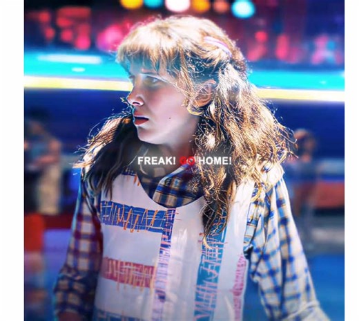 After being bullied by Angela, El fought back.#fyp #tiktok #strangerthings #strangerthings4 #edit