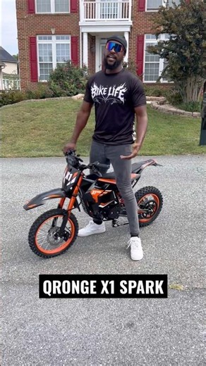 Qronge X1 Spark FAST Electric Dirt Bike! #nationwidebikelife #ebike #qronge