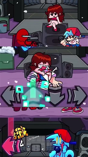 Battle Against the Red Imposter - FNF Goodbye World Mod Adventure! #fnf #fnfmods #goodbyeworld #i...