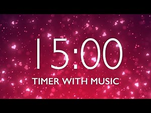 15 Minute Timer with Relaxing Music & Alarm ⏰