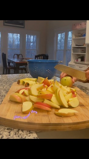 Fresh picked from the apple trees. Home made apple pie my favorite. #loveit #dessertlover #applepie #picoftheday #friends | Ellie’s Mixed Vlog