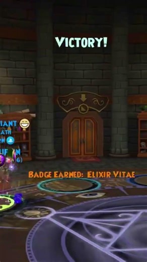 Getting one in a million and elixir vitae in #wizard101 😁👍