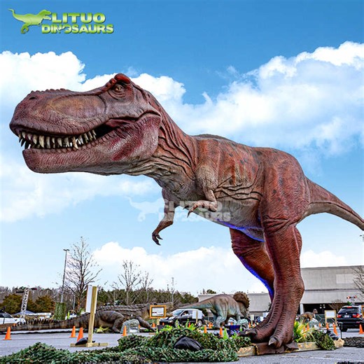 Realistic T-rex Tyrannosaurus Rex Life Size Animatronic Giant Dinosaur King Replica for Sale