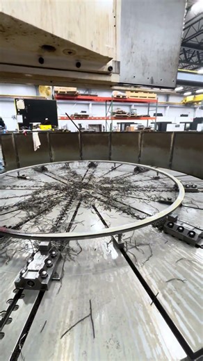 Imagine the chatter you have to deal with on a ring this big and thin. 🤯