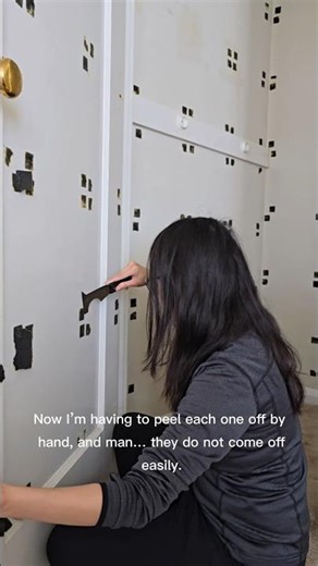 How to remove adhesive stickers off the walls?