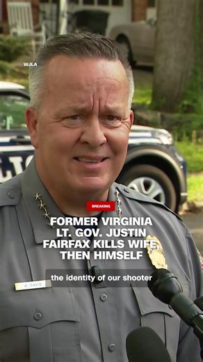 Former Virginia Lt. Gov. Justin Fairfax shot and killed his wife inside their Virginia home and then killed himself, Fairfax County Police Chief Kevin Davis said. Their two teenage children were in the house at the time, and one called 911.