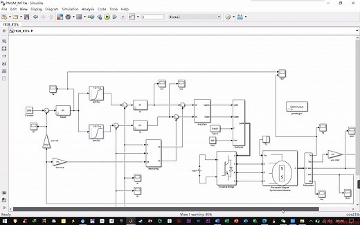 Matlab/Simulink PMSM-MTPA建模仿真