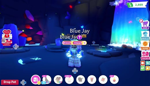 Random mega of the day: a blue jay! For some reason the first time I posted this, the video was just all black, hopefully it works this time! Thanks for watching! #adoptme #adoptmeroblox #adoptmecreator #makingmega #bluejay