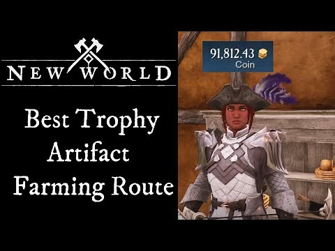 New World Trophy Artifact Farming Route, Make Gold Fast!