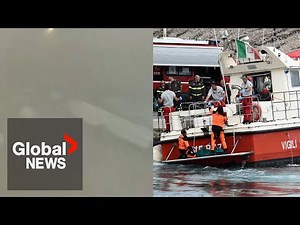 Sicily yacht sinking: Maritime expert says rare "Black Swan" weather event led to tragedy