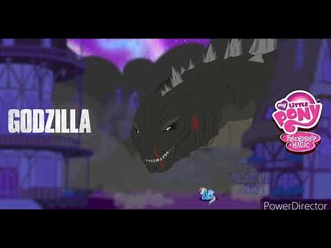 Godzilla 2014 ( Godzilla Meets Rainbow Dash )