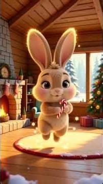 Bunny’s Candy Cane Dance 🍭 | Cute Holiday Movement for Toddlers | WiggleGiggle-Go