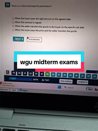 wgu midterm exams #wguexam #wguproctored #wgu #westerngovernersuniversity #onlineexam