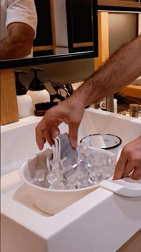 💈 Now That Is An Ice Cold Towel! 🧊 #ASMR