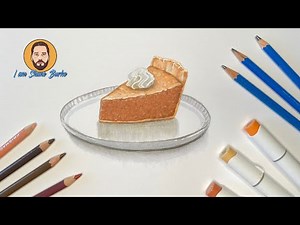 Draw a Slice of Pumpkin Pie in 5 Minutes! 🥧🎃 EASY for Beginners | IAmShaneBurke