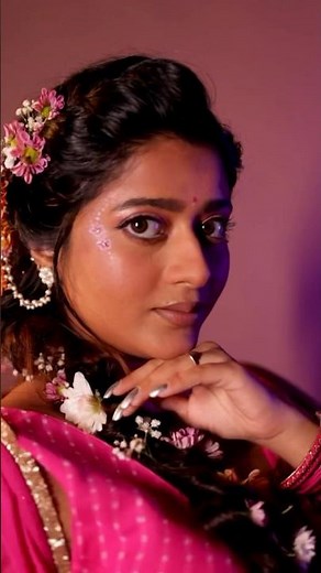 Step-By-Step Pink Makeup Tutorial for Brown Skin | Festive Makeup Looks | Nykaa #Shorts
