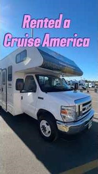 Rented a Cruise America RV—here’s what it looks like inside as I head to Quartzsite 🚐 #rvmamaof4