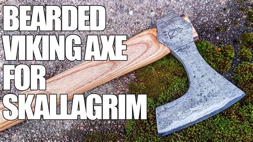 Forging a Bearded Axe for Skallagrim