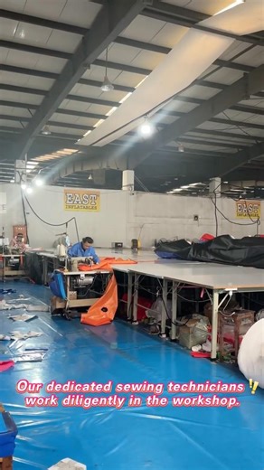 Engineering Inflatables with Every Seam #sewing #technician #inflatable #fabric