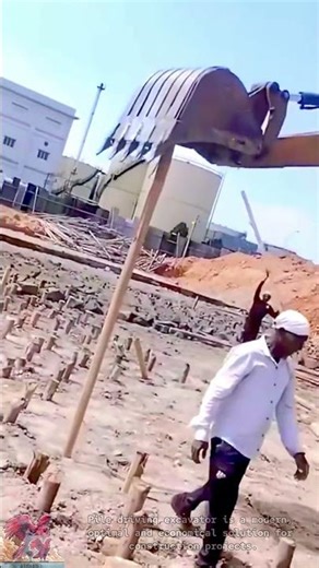 Construction pile driver || Creative work