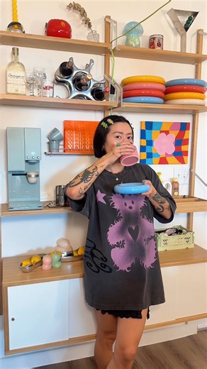 anisa at home ꩜ on Instagram: "the prettiest barista i’ve ever seen 🤩☕️ @xbloom_coffee gifted me their studio coffee machine and it has quickly become my new favorite appliance. she’s gorgeous and all-in-one, so my coffee counter stays clean, colorful, and clutter-free! the perfect cup of coffee with a swipe of a card and a single click of a button? mornings are officially better (and tastier) 🌟💫 if you’re looking for a new morning ritual, you can use code “STUDIO-ANISA” for $20 off! 🔗 in bi